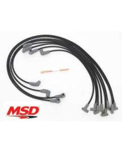 1956-1982 Corvette MSD Spark Plug Wire Set Small Block With HEI Distributor	