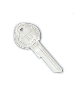 1967 Corvette Door Key Blank "Pearhead"	