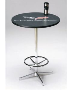  Corvette Pub Table With C6 Logo	