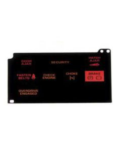 1984-1985 Corvette Information Center Lens	