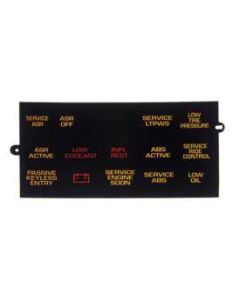 1992-1993 Corvette Information Center Lens	