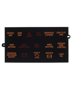 1994-1996 Corvette Information Center Lens	