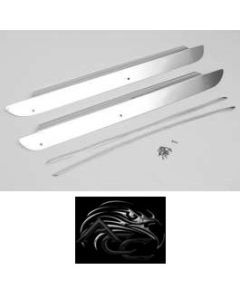 1988-1996 Corvette American Car Craft Door Sills Polished Stainless Steel	