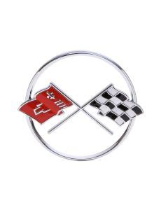 1962 Corvette Nose Emblem, without studs, Sold as Each