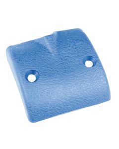 1967 Corvette Rear View Mirror Bracket Cover, Medium Blue, Sold as Each