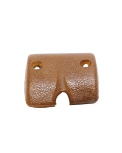 1967 Corvette Rear View Mirror Bracket Cover, Dark Saddle, Sold as Each