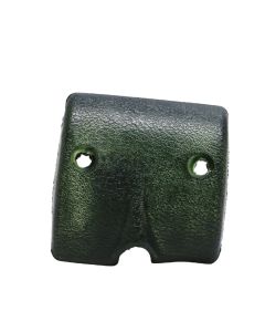 1967 Corvette Rear View Mirror Bracket Cover, Dark Green, Sold as Each