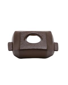 1976 Corvette Rear View Mirror Bracket Cover, Dark Brown, Sold as Each