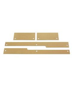 1961-1962 Corvette Sill Plate Spacers. Sold as a Pair