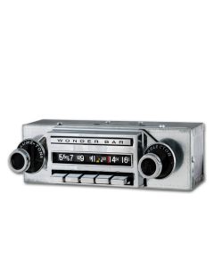 1959-1960 Corvette Antique Automobile Radio AM/FM with Bluetooth Wonderbar Stereo Shallow Box