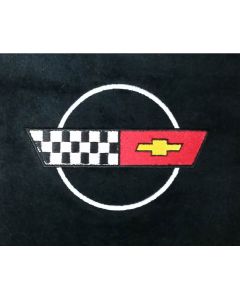 Seat Armour(tm) Towels, Black, With C4 Logo, 1984-1996