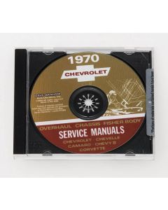 1970 Corvette Service Manual On CD	