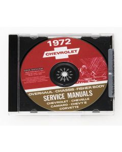 1972 Corvette Service Manual On CD	
