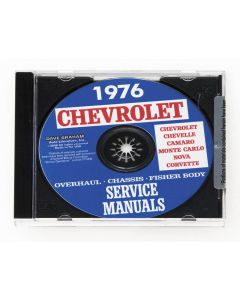 1976 Corvette Service Manual On CD	