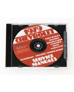 1979 Corvette Service Manual On CD	