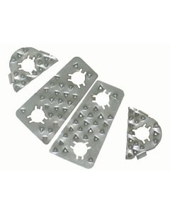 1956-1962 Corvette Door Lock Striker Plate Set	