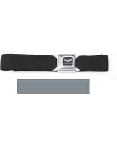 Corvette Waist Belt, With Seat Belt Buckle, With Silver Webbing,C6 Logo