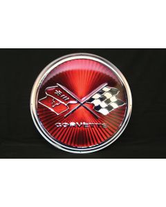 1975-1976 Corvette Metal Sign	