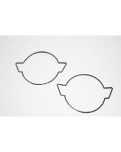 Corvette C4 Emblem Trim Rings, Front & Rear, 1984 - 1996