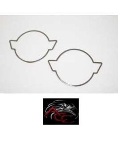 C4 Emblem Trim Rings, Front & Rear, 1991-1996