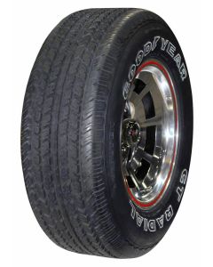 1978-1982 Corvette Tire Goodyear GT Radial P255-60R-15 Raised Outlined White Letters	