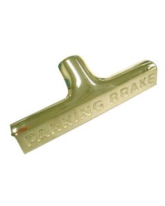 1958-1962 Corvette Parking Brake Handle White Letters	