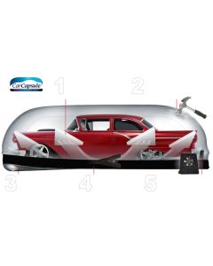 Car Capsule, Length 14' x Width 68" x Height 68"
