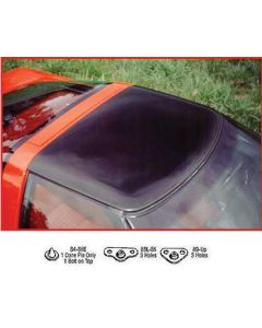 1986L-1988 Corvette Roof Panel, Smoke Gray Acrylic, Show Quality