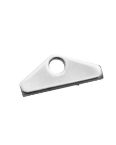 Engine Valve Cover Hold Down Washers; Tri-Tab Style; Chrome; Universal Fit