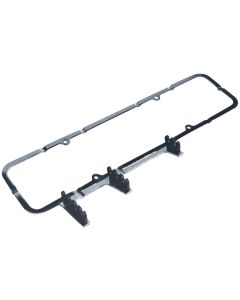 Valve Cover Hold Downs 1-Pc with Wire Looms - Red