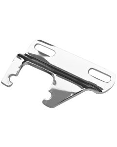 Alt. Bracket; Fits SB Chevys Thru '68; Side Mount with Headers; Chrome; Steel