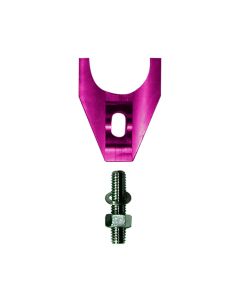Engine Distributor Clamp; Heavy Duty; Red Finish; Fits Chevy V8/V6 Engines