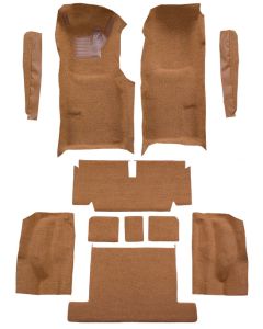 1971-1975 Corvette Coupe Complete Carpet, Molded w/ Mass Backing Auto Trans | Cutpile Material