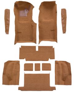 1971-1972 Corvette Roadster Complete Carpet, Molded Auto Trans | Cutpile Material