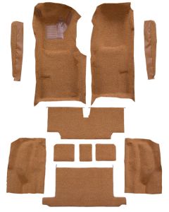 1973-1975 Corvette Roadster Complete Carpet, Molded w/ Mass Backing Auto Trans | Cutpile Material