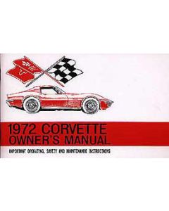 1972 Corvette Owners Manual	