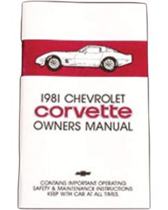 1981 Corvette Owners Manual	