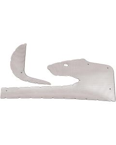 1960 Corvette Door And Kick Panel Metal Inserts	