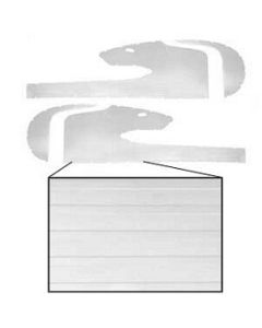 1961 Corvette Door And Kick Panel Metal Inserts	