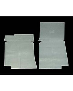 1968-1982 Corvette Rubber Floor Mats Clear	