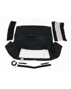 1961-1962 Corvette Convertible Top Black	