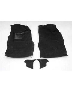 1967 Corvette  Carpets Black Front	