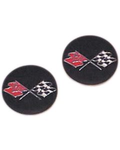 1968-1977 Corvette Inside Door Handle Emblems	