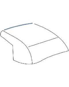 Header Weatherstrip, Convertible/Hardtop, 1963-1967