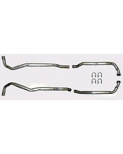 1974 L82  Aluminized Steel Small Block 2.5" Exhaust Pipes With Automatic Transmission
