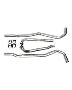 1968 Corvette Exhaust Pipes Big Block Aluminized Steel 2-1/2" With Manual Transmission	