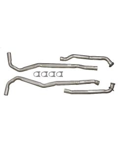 1970-1974 Corvette Exhaust Pipes 2.5" With Automatic Transmission Aluminized Steel Big Block	