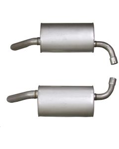 Mufflers, 2", L48, Aluminized, 1974