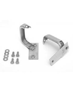 1969-1972 Corvette Radiator Brackets Upper Chrome	