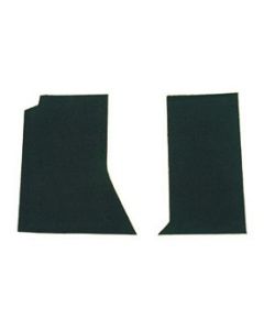 Corvette Weatherboot Carpet Kit, Black, Fox, 1984-1996